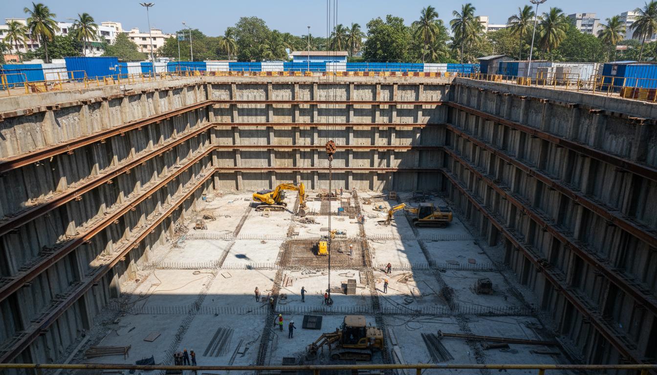 18M Depth Excavation