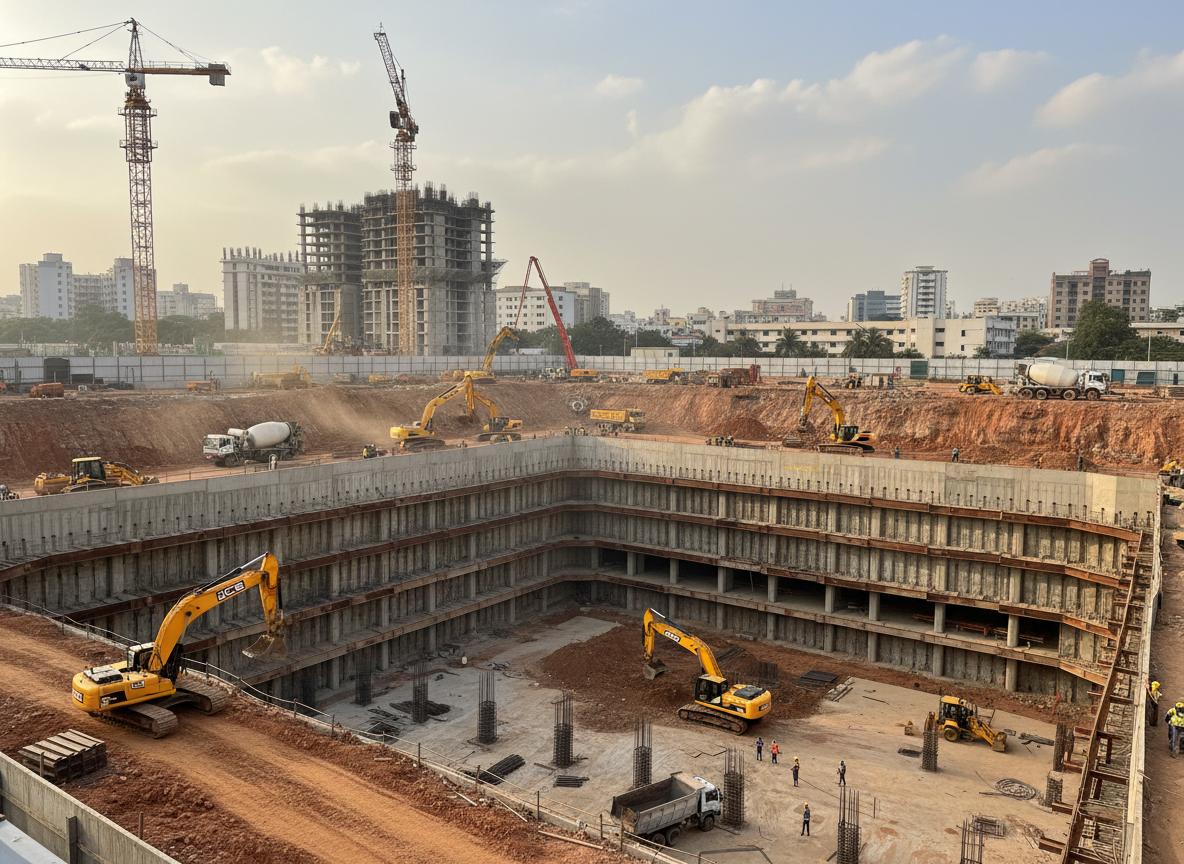Deep Basement Excavation